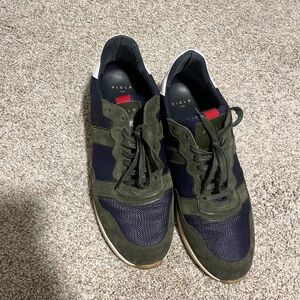 Men's Olive and Navy Sneakers